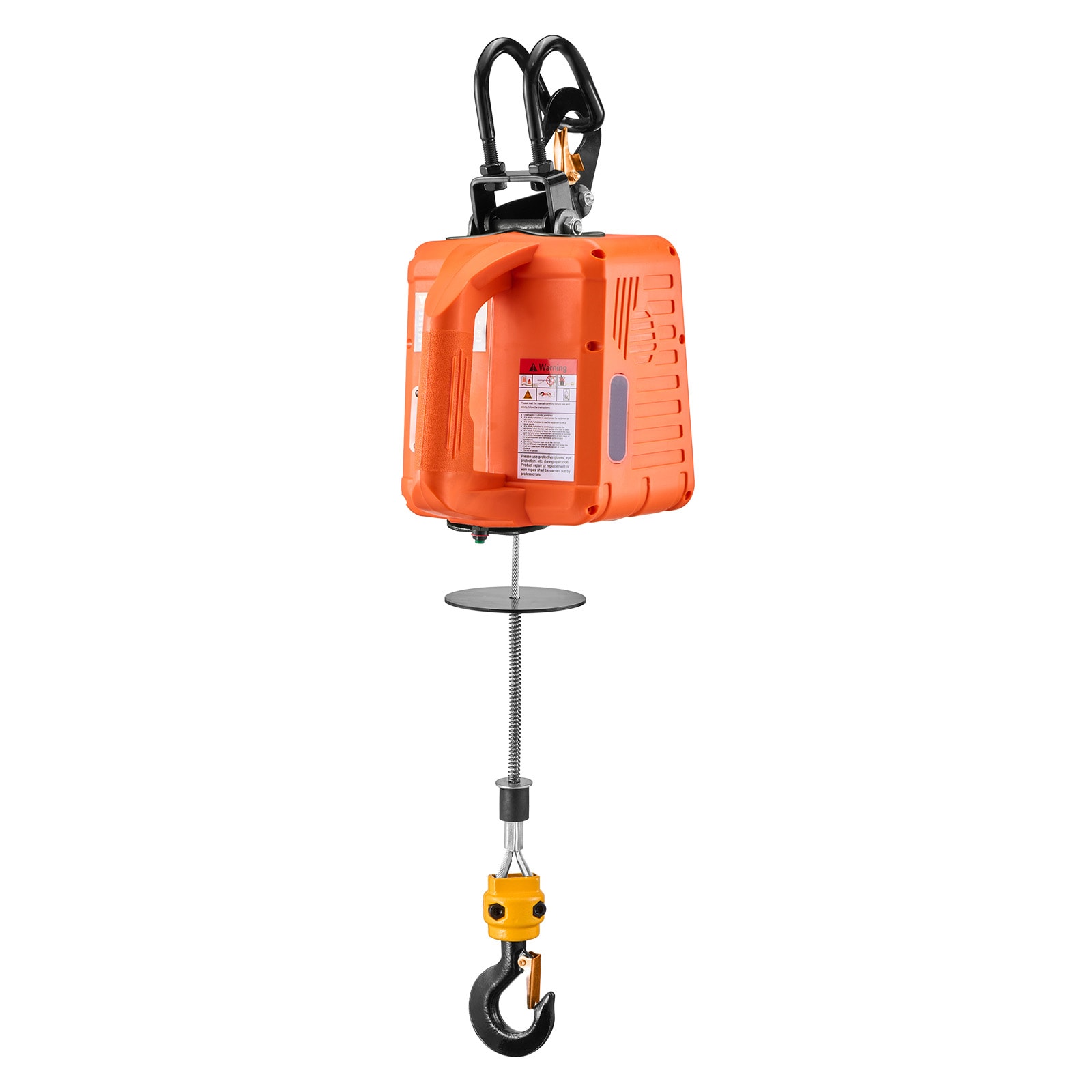 Portable Electric Hoist Winch With Wired And Wireless Remote Control_voghion.com